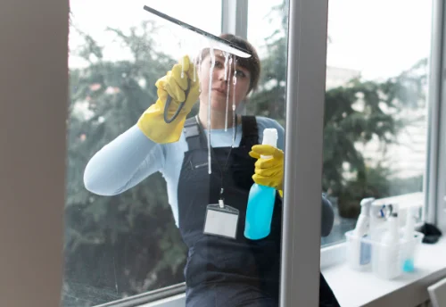 Nettoyage de vitres intérieures et extérieures à Lacanche